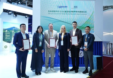 SGS为SUPER DRY干霸干燥剂颁发LCA鉴定性评审声明书，共建可持续供应链