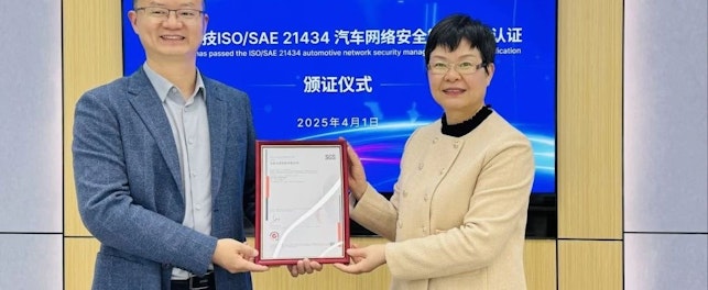 SGS为杰发科技颁发ISO/SAE 21434汽车网络安全管理体系认证证书