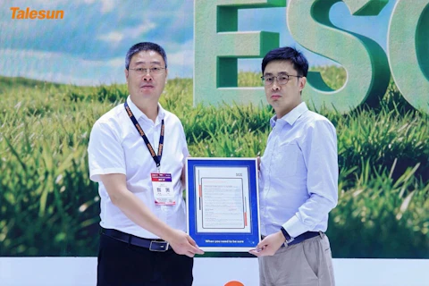 SGS为腾晖光伏签发ESG报告鉴证声明