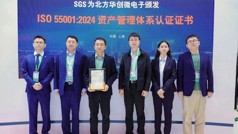 SGS为北方华创微电子颁发ISO 55001资产管理体系认证证书