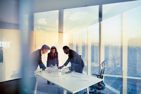 Business Colleagues Brainstorming on a Project