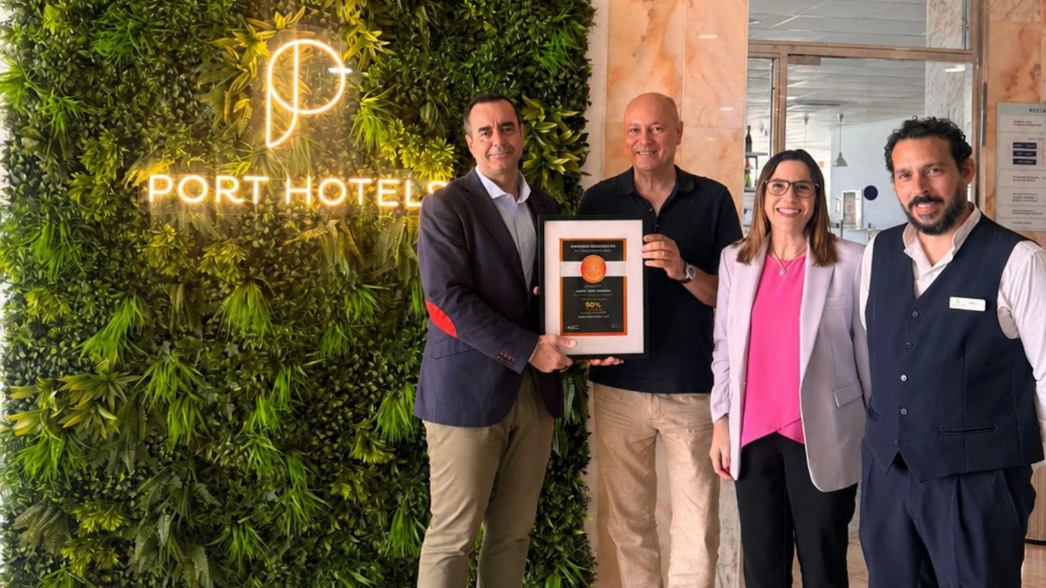 Spanish Hospitality Industry Milestone: Hotel Port Europa Receives The PLEDGE on Food Waste Gold Certificate