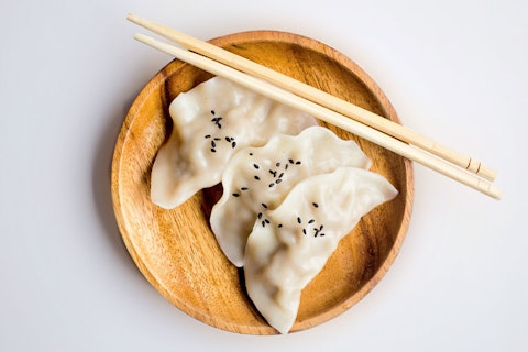 Dim Sum in Bamboo Plate