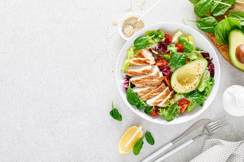 Grilled Chicken with Vegetable Salad