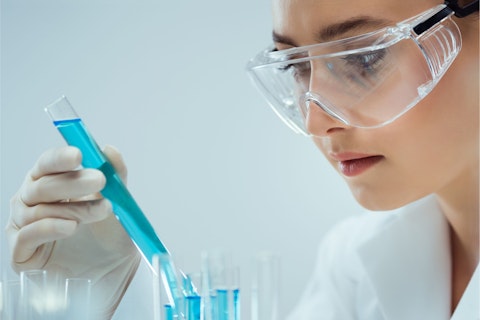 Scientist Working in Laboratory