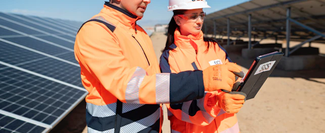 SGS Inspector Solar Panel Farm
