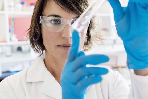 Technician Carrying out Scientific Research in a Laboratory