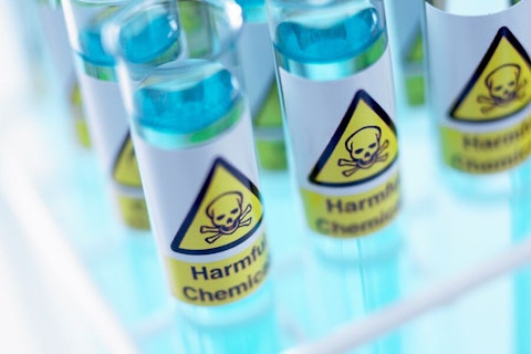 Test Tubes with Chemicals