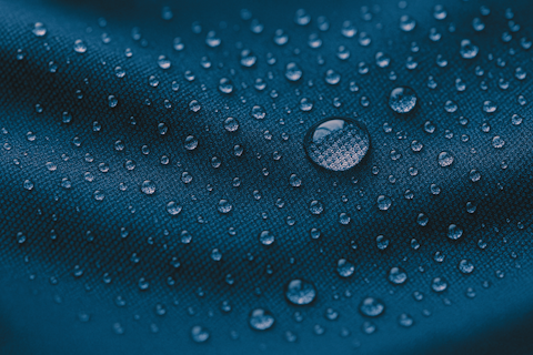 Water Droplets on Fabric
