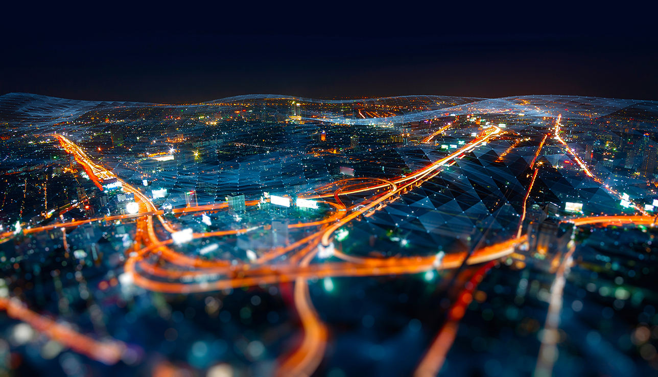 Wireless Network and Connection Technology Concept