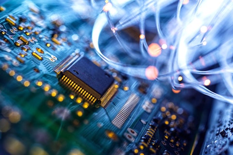 Fibre Optics Carrying Data