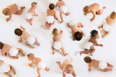 Babies Wearing Diapers
