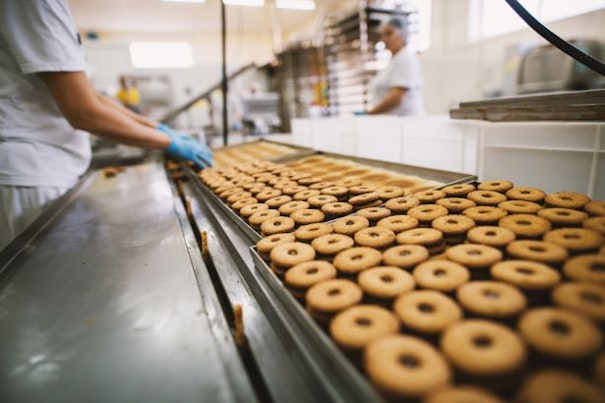 Cookie Factory Food Industry Fabrication Cookie Production