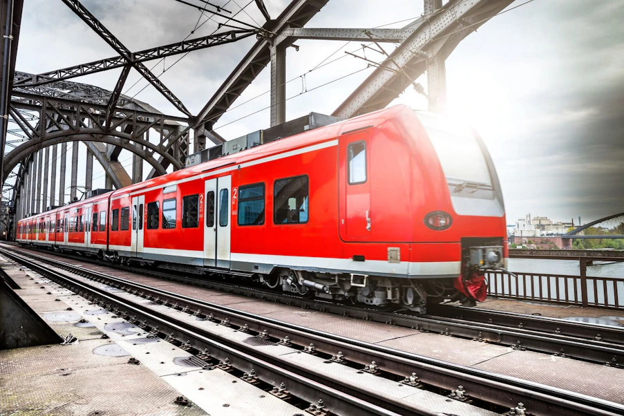 Train in Motion