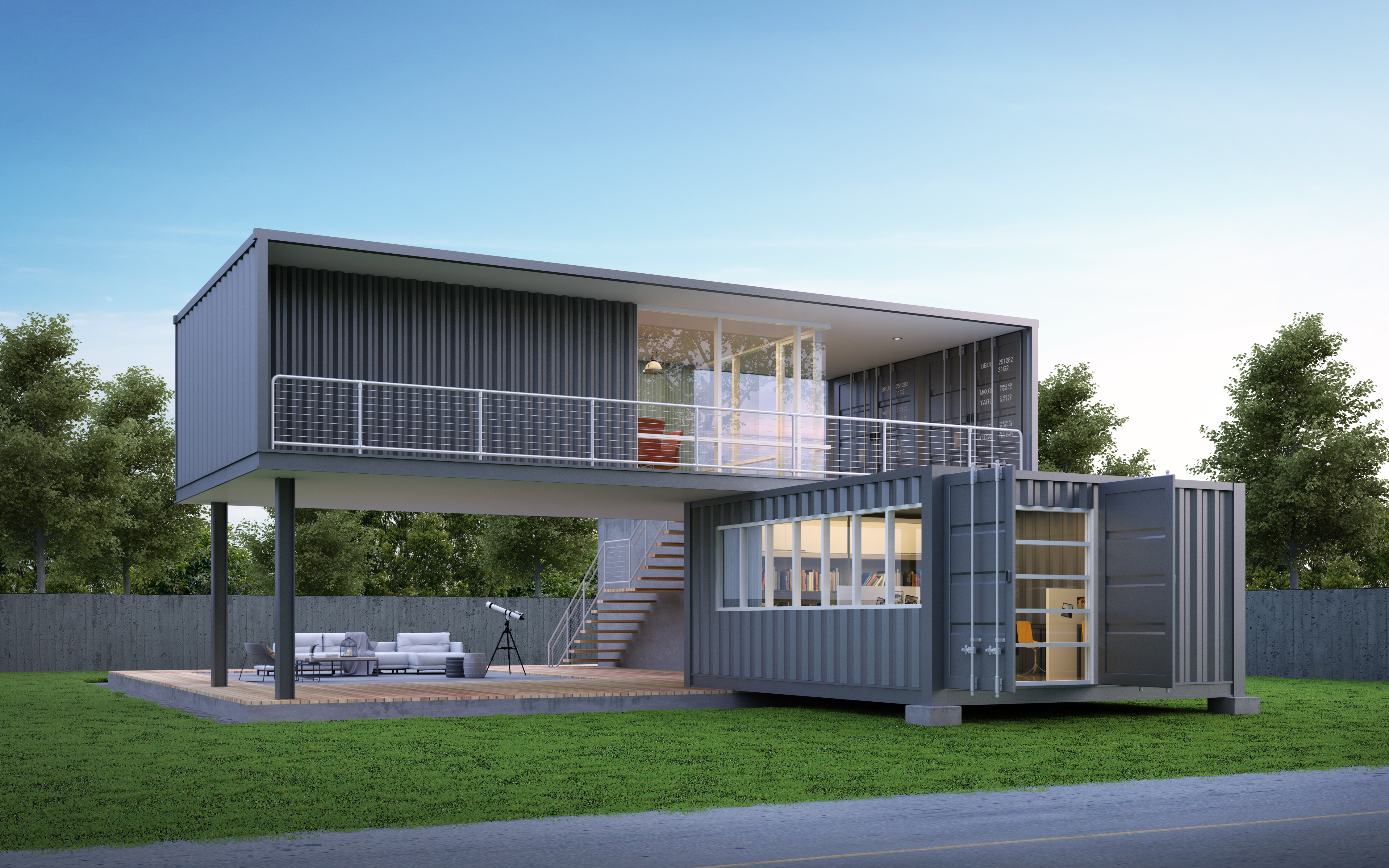 Container houses