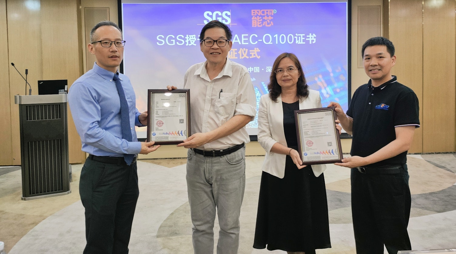 EnChip Semiconductor Certification group photo