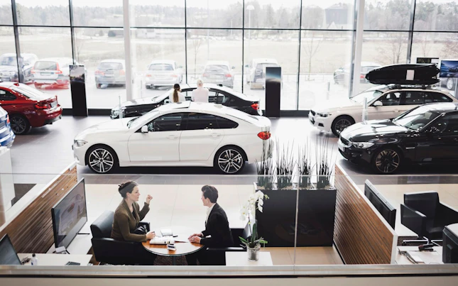 Cars on Motorway Digital Concept