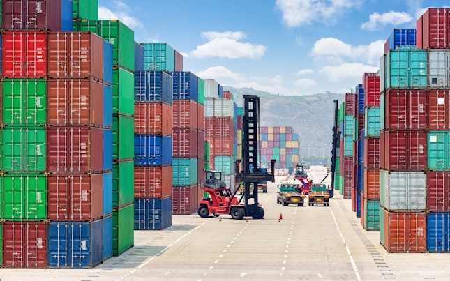 Container stack yard