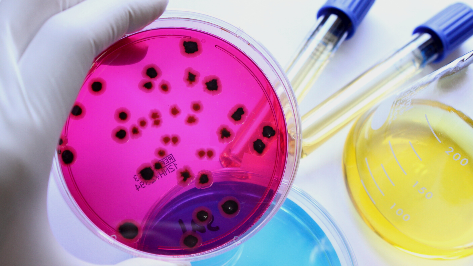 检测玻璃板中的微生物