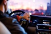 Man Driving a Car