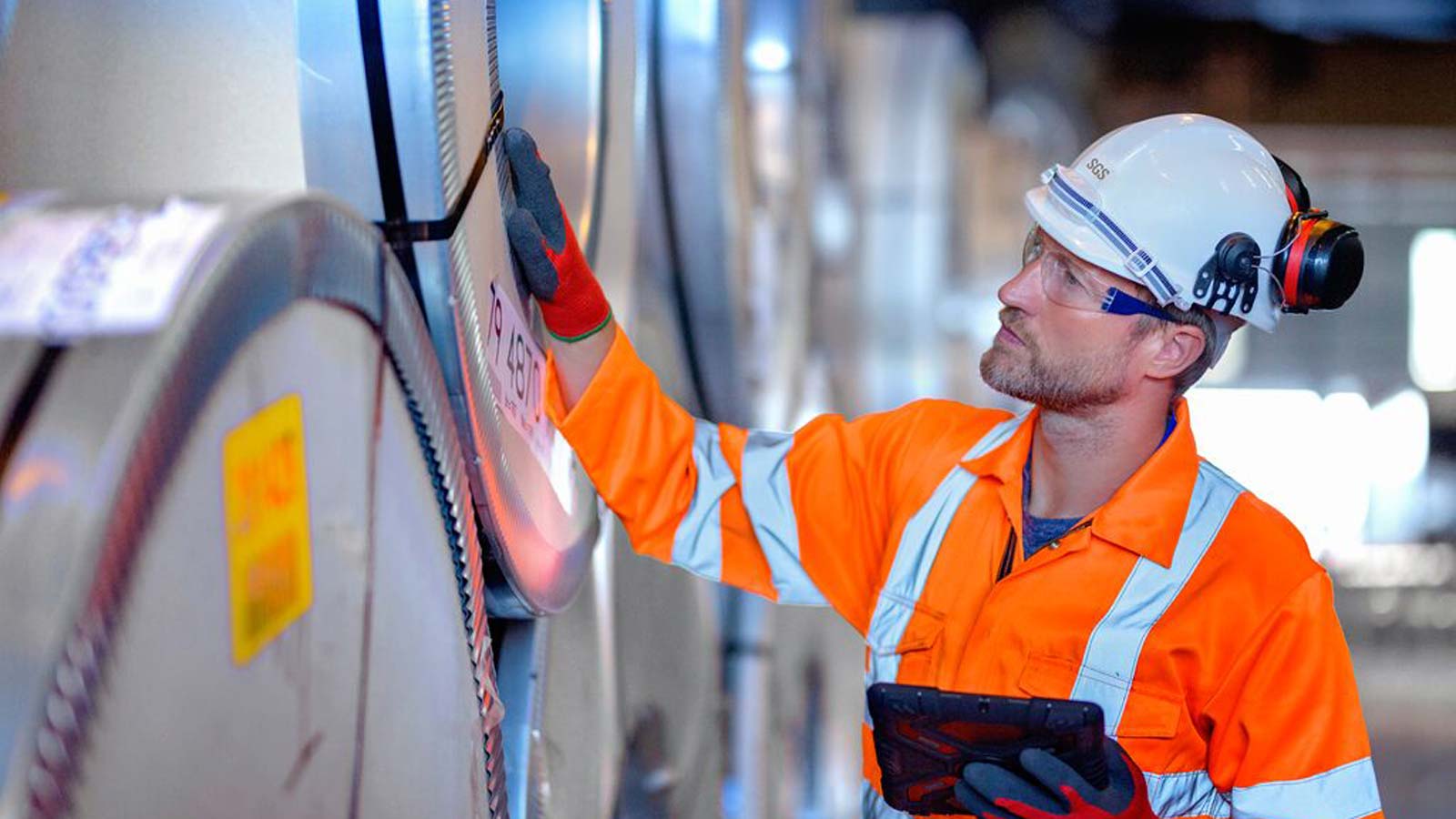 スチールロールの品質チェック