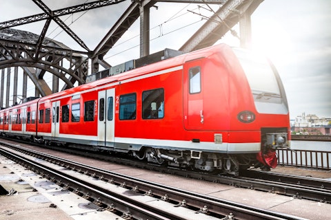 Train in Motion